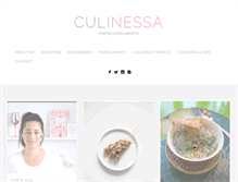 Tablet Screenshot of culinessa.com